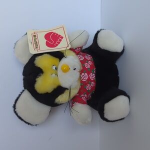 Vintage Hugfun Int'l small mouse 6.5 inches plush stuffed animal no. 3327
